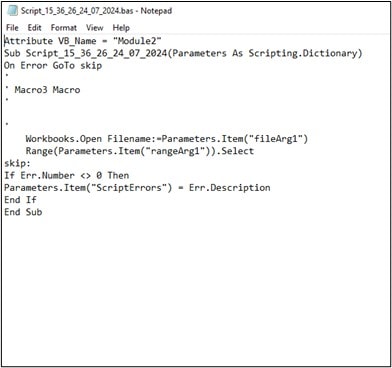Excel Recorder