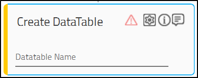 Create DataTable