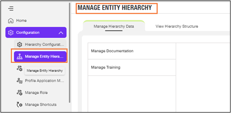 Manage Entity Hierarchy