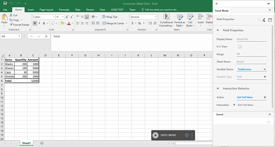 Step-by-Step Guide to Use Excel Application to Extract the Total Amount ...