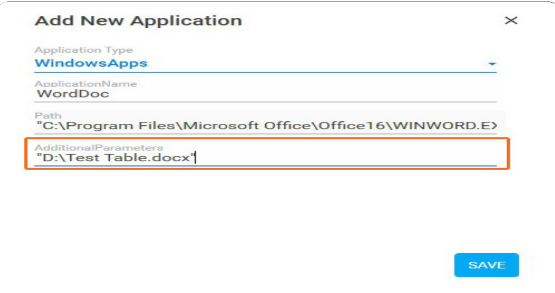 Verve Menu Windows Automation