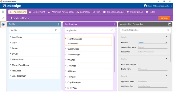 Mainframe Applications