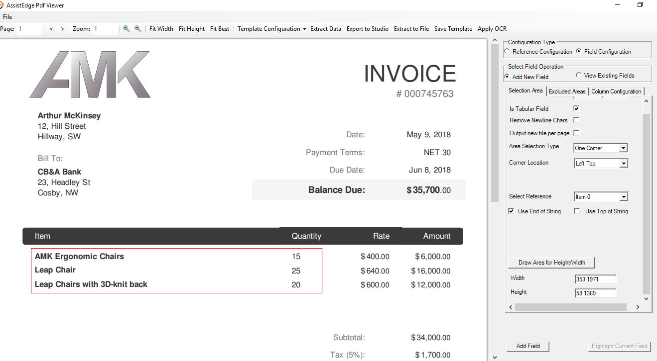Step-By-Step Guide to Use PDF Template Creator to Extract Tabular Data ...