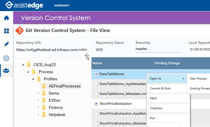 Using Version Control System